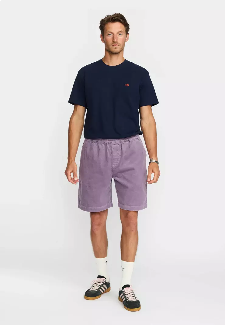Revolution Purple Long Casual Shorts Herren lila